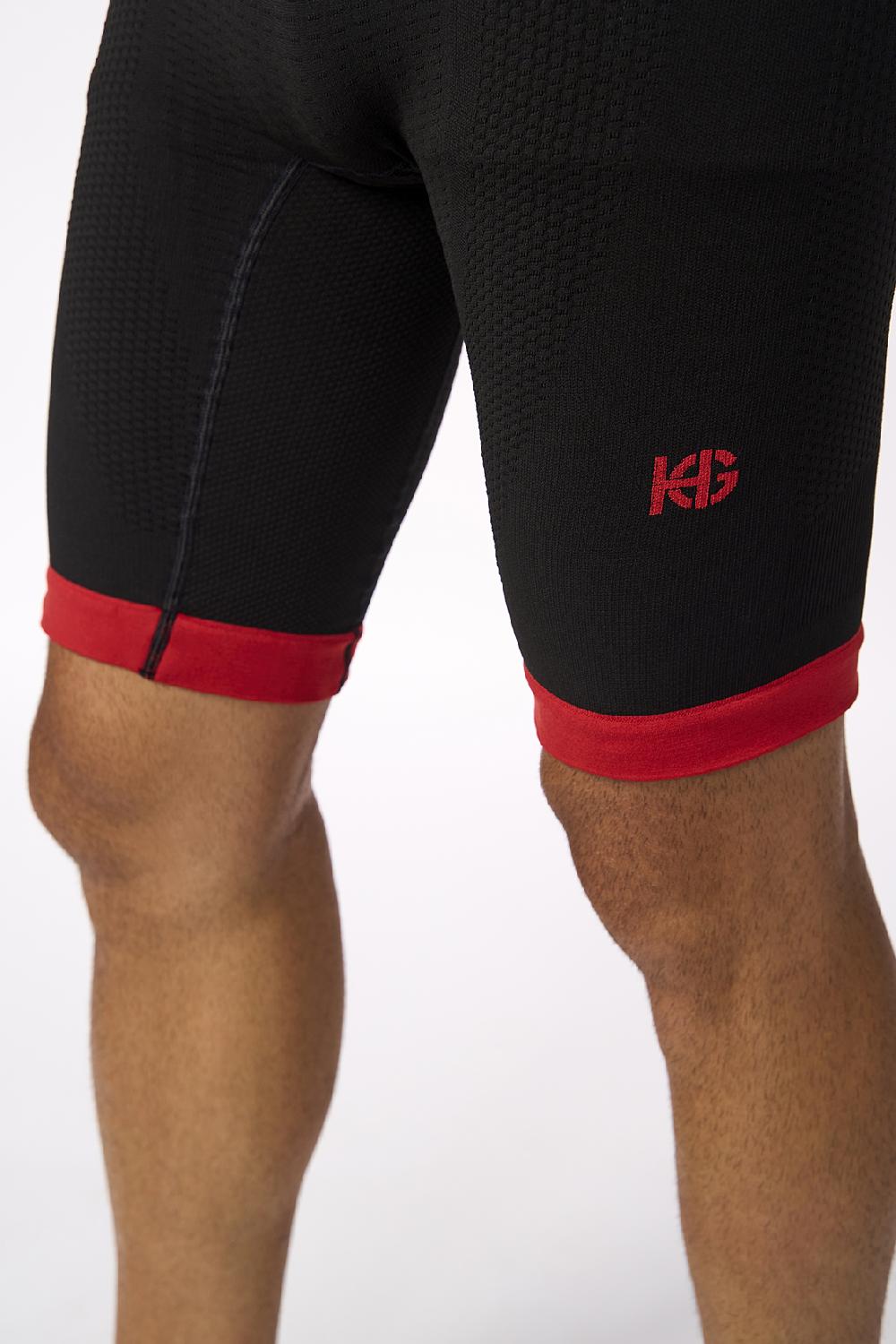 sport hg KERRY Malla corta con fibra de carbono rojo Ofertas de temporada