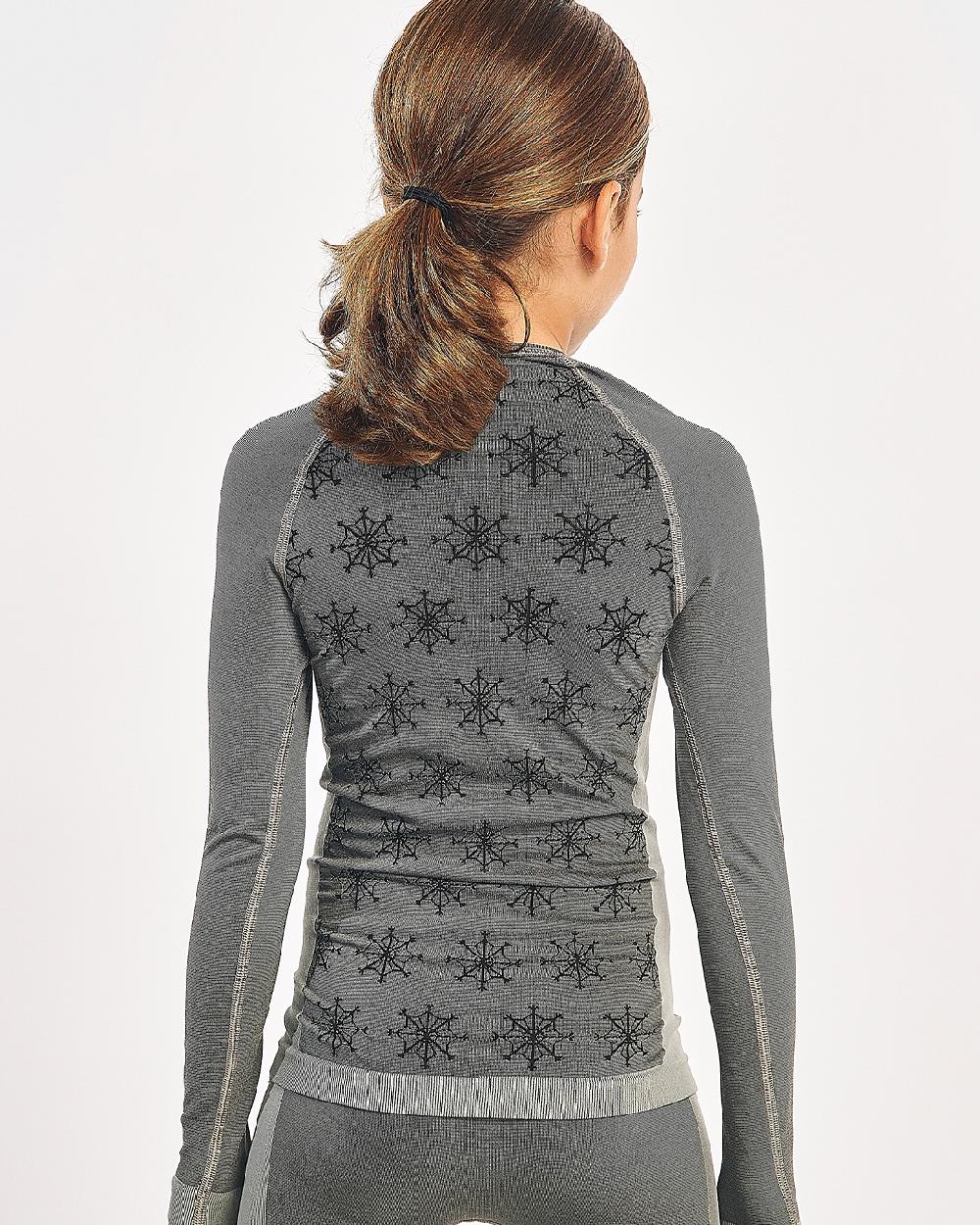 sport hg REVERIE Camiseta de manga larga negro y gris Gran oferta