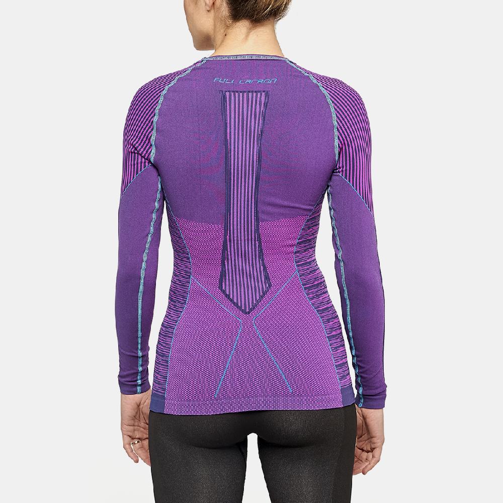 sport hg C-XTREM Camiseta femenina de manga larga con fibra de carbono morado Liquidación