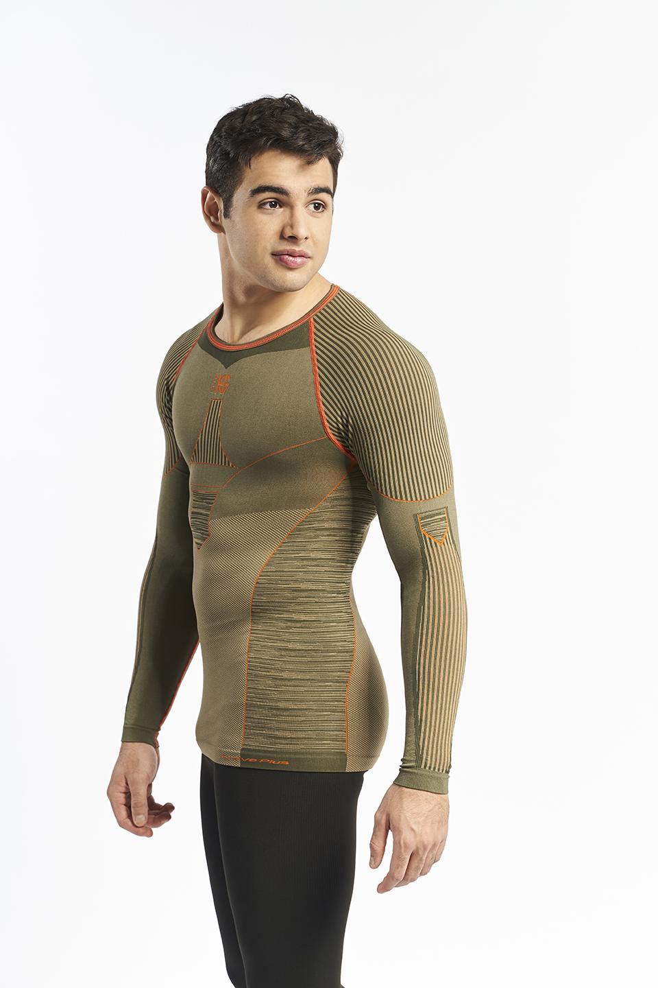 sport hg C-XTREM Camiseta masculina de manga larga con fibra de carbono arena Rebajas online