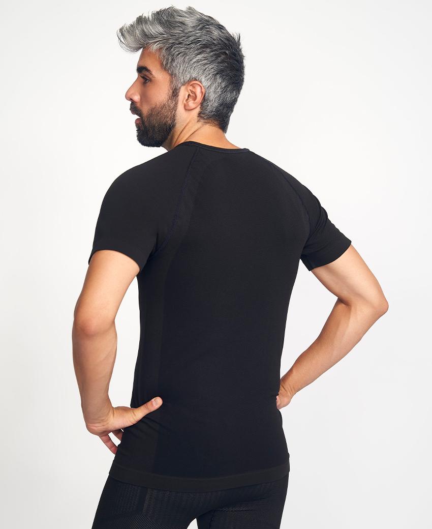 sport hg BASIS Camiseta de manga corta negro Precio de fábrica