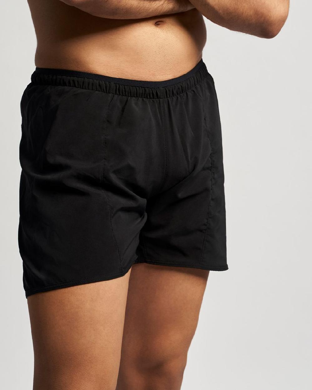 sport hg ALTAIR Short holgado negro con forro interior Grandes descuentos