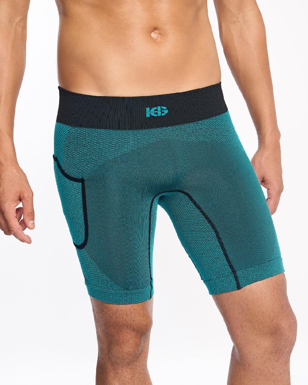 sport hg ARDEN Malla corta con fibra de carbono turquesa Última moda