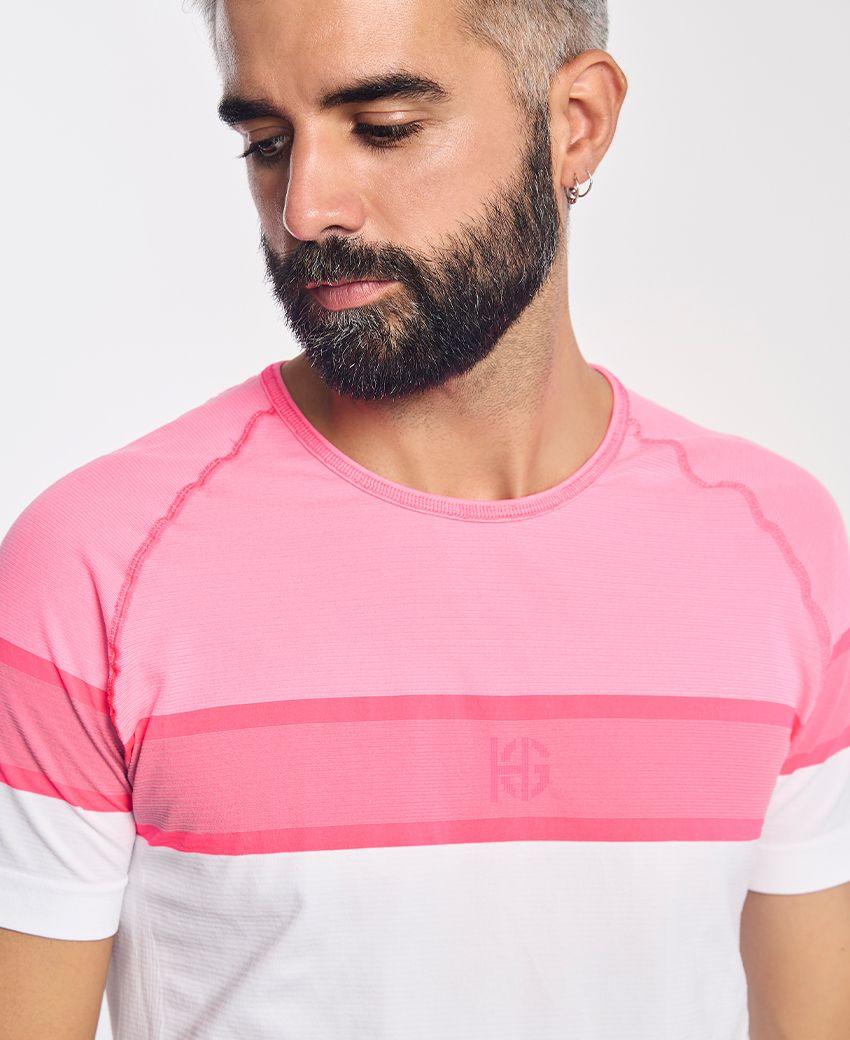 sport hg LAMIA Camiseta de manga corta fucsia Outlet