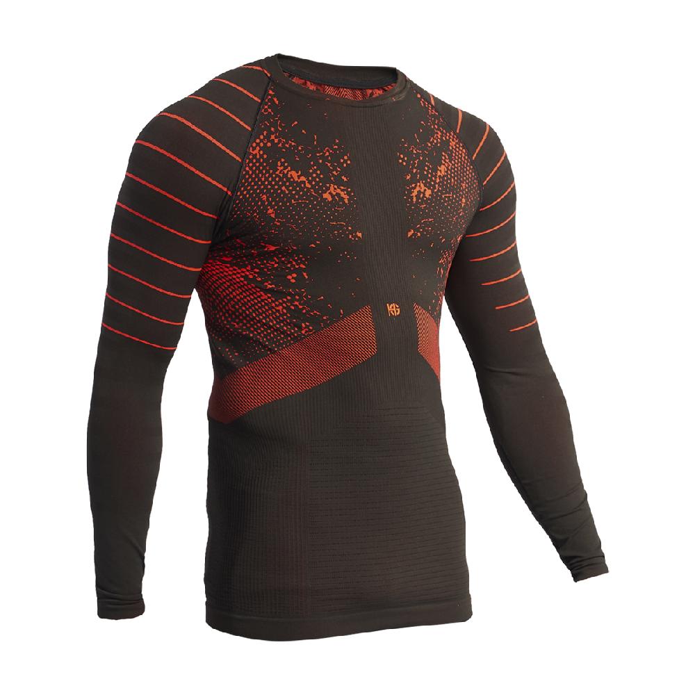 sport hg JET Camiseta masculina de manga larga con fibra de carbono naranja Venta caliente