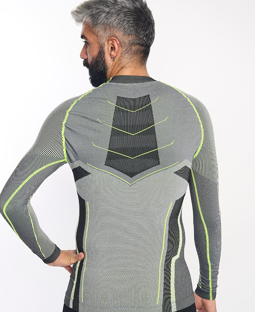 sport hg VERGES Camiseta de manga larga con fibra de carbono amarillo fluor Devoluciones gratuitas