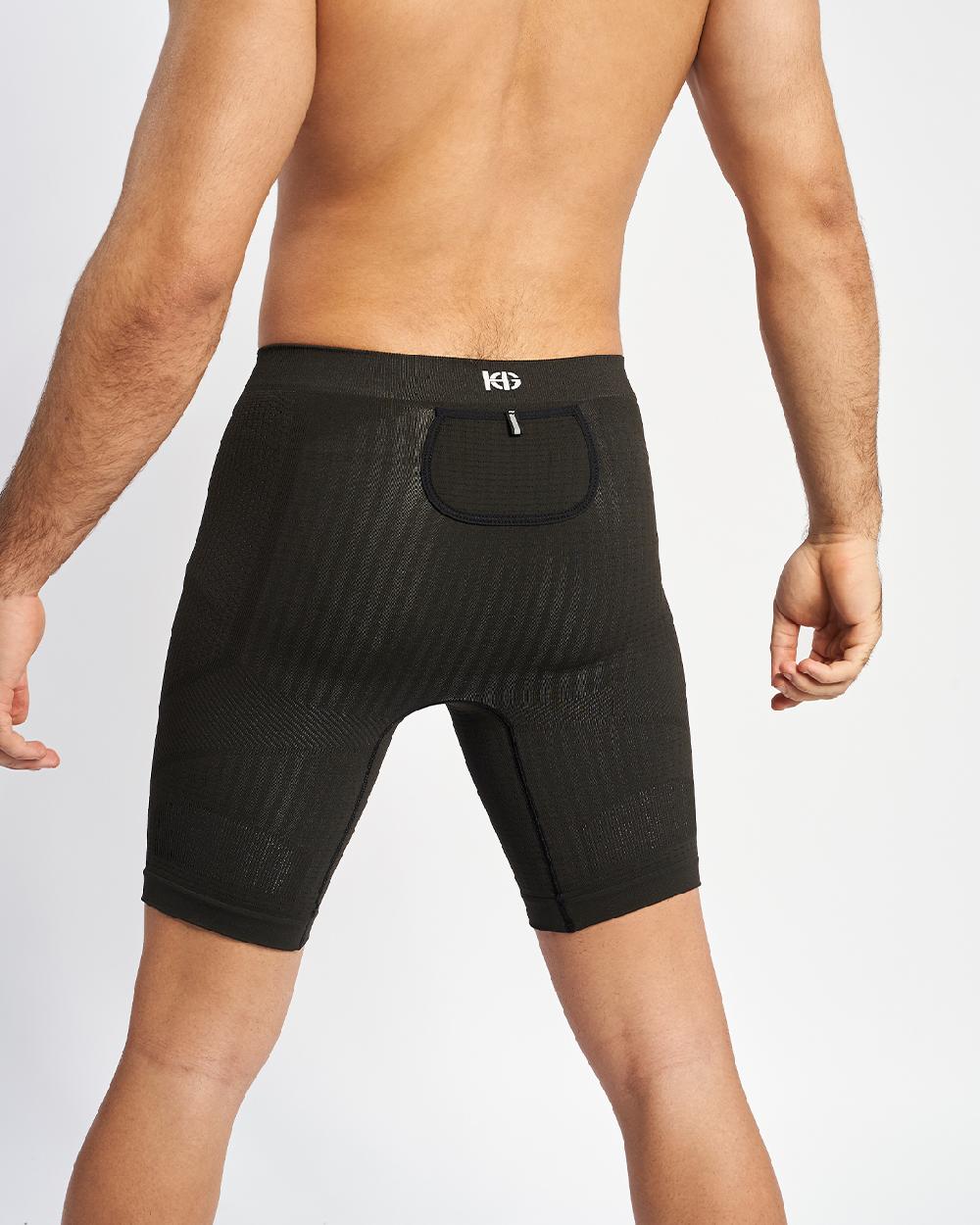 sport hg BASIS Malla corta técnica negro Rebajas baratas
