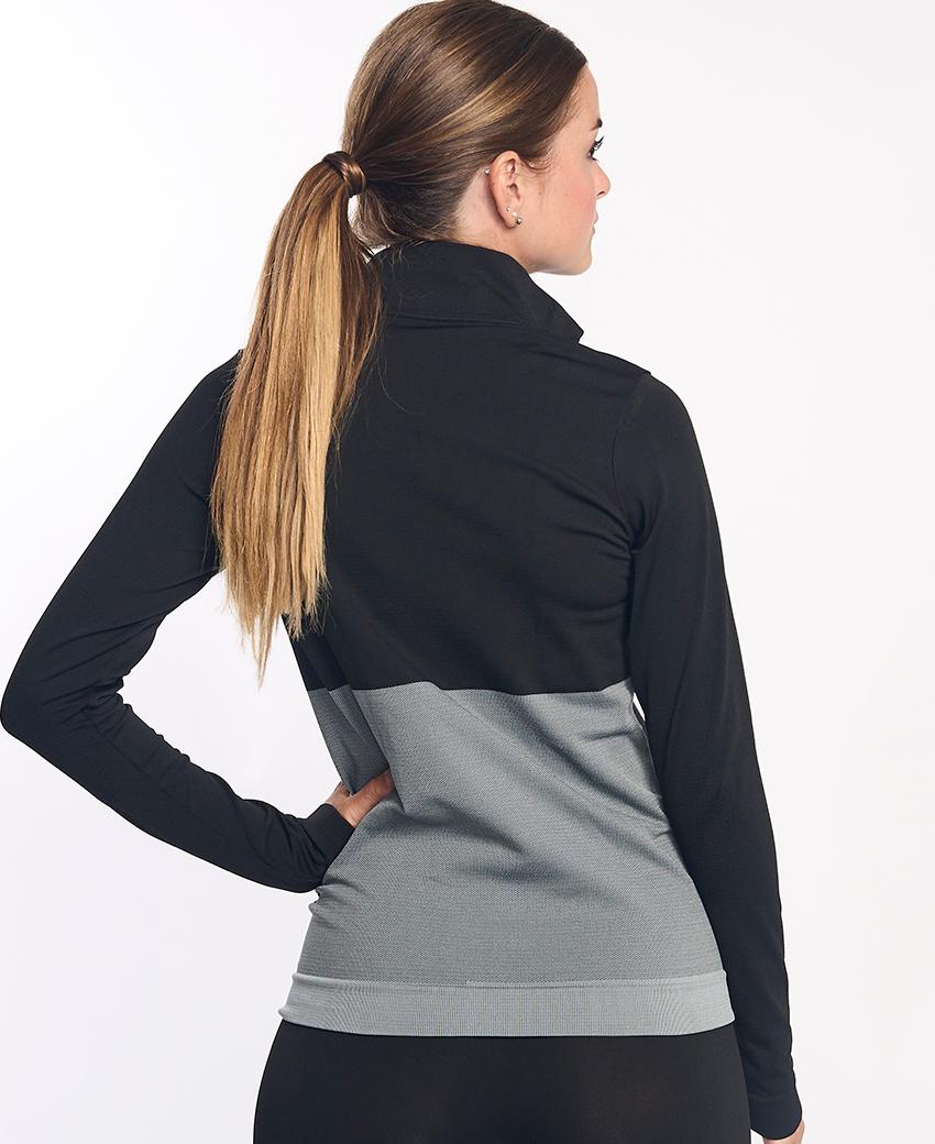 sport hg KOMI Chaqueta técnica negra y gris Mejor oferta