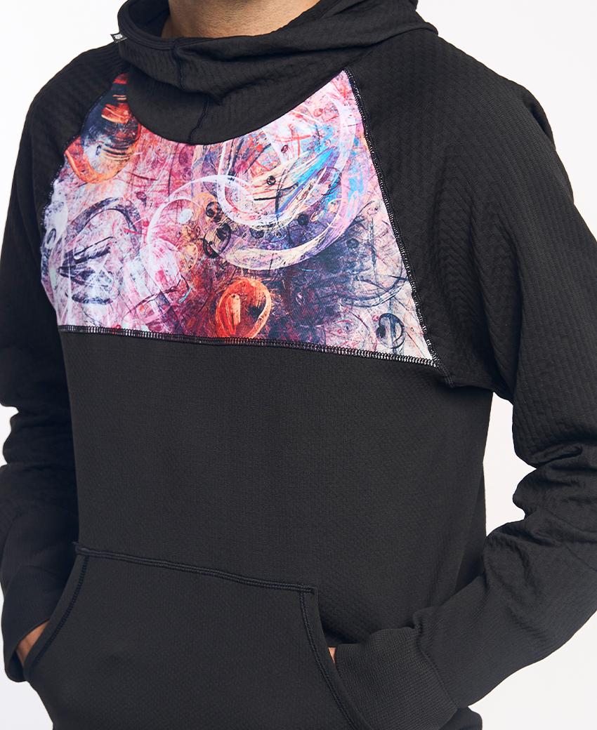 sport hg KONG Sudadera técnica estampada con capucha Liquidación