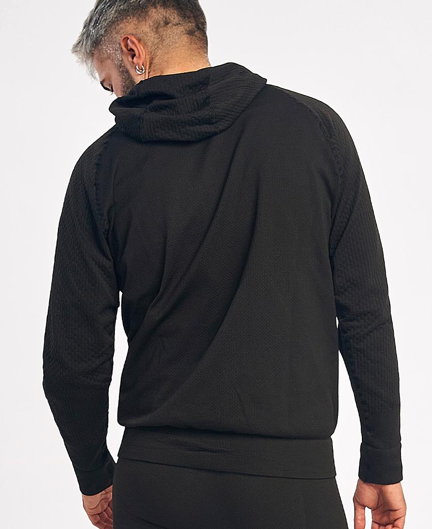 sport hg KONG Sudadera técnica estampada con capucha Tienda de fábrica