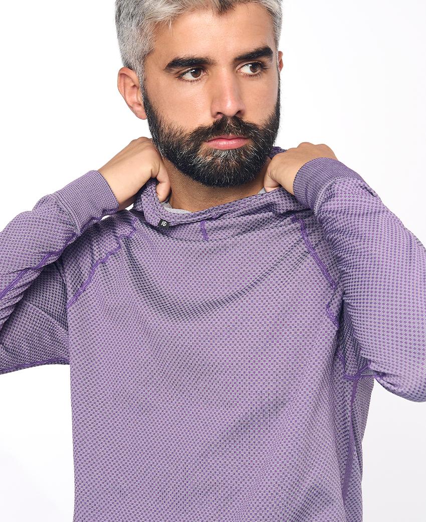 sport hg JOTUN Sudadera técnica con capucha lavanda Ahorra y exporta