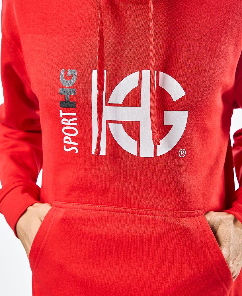 sport hg CLASS Sudadera de algodón roja Precio ultrabajo