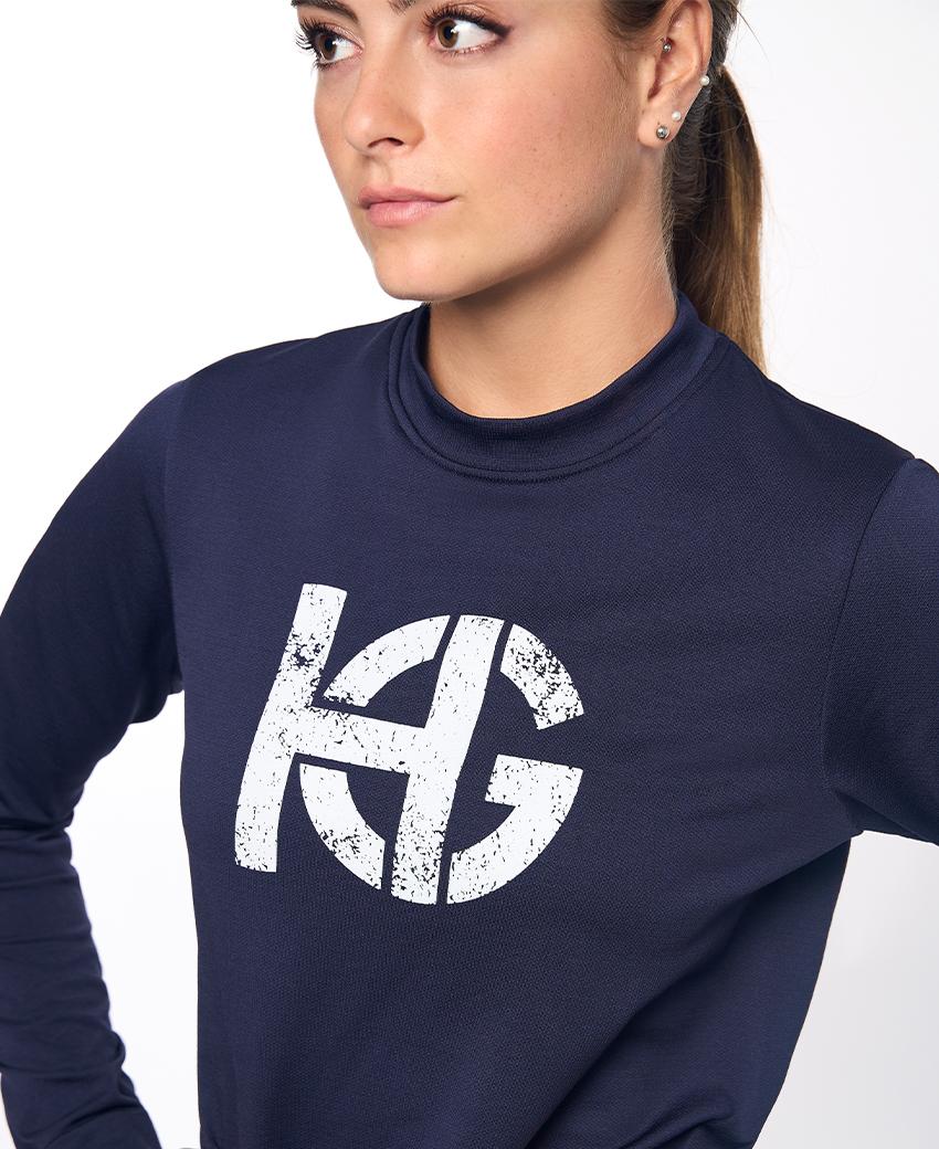 sport hg LOBBY UNISEX Sudadera técnica de segunda capa azul marino 2025