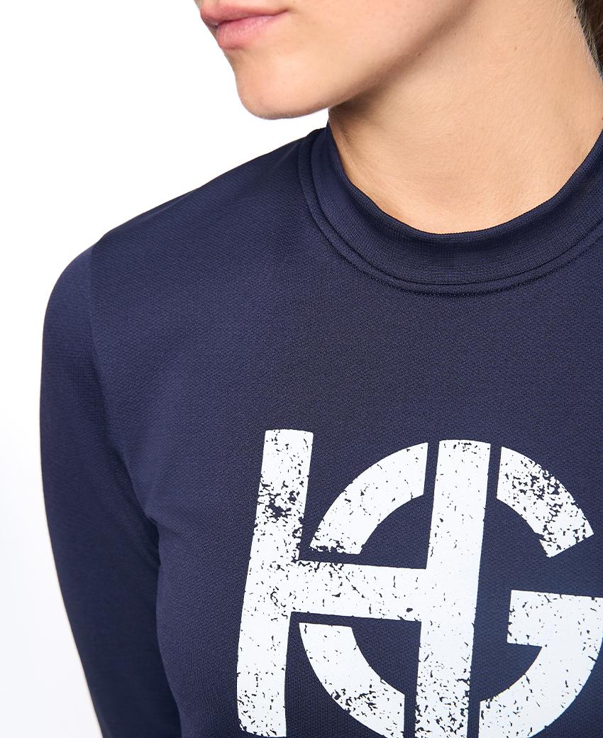 sport hg LOBBY UNISEX Sudadera técnica de segunda capa azul marino 2025