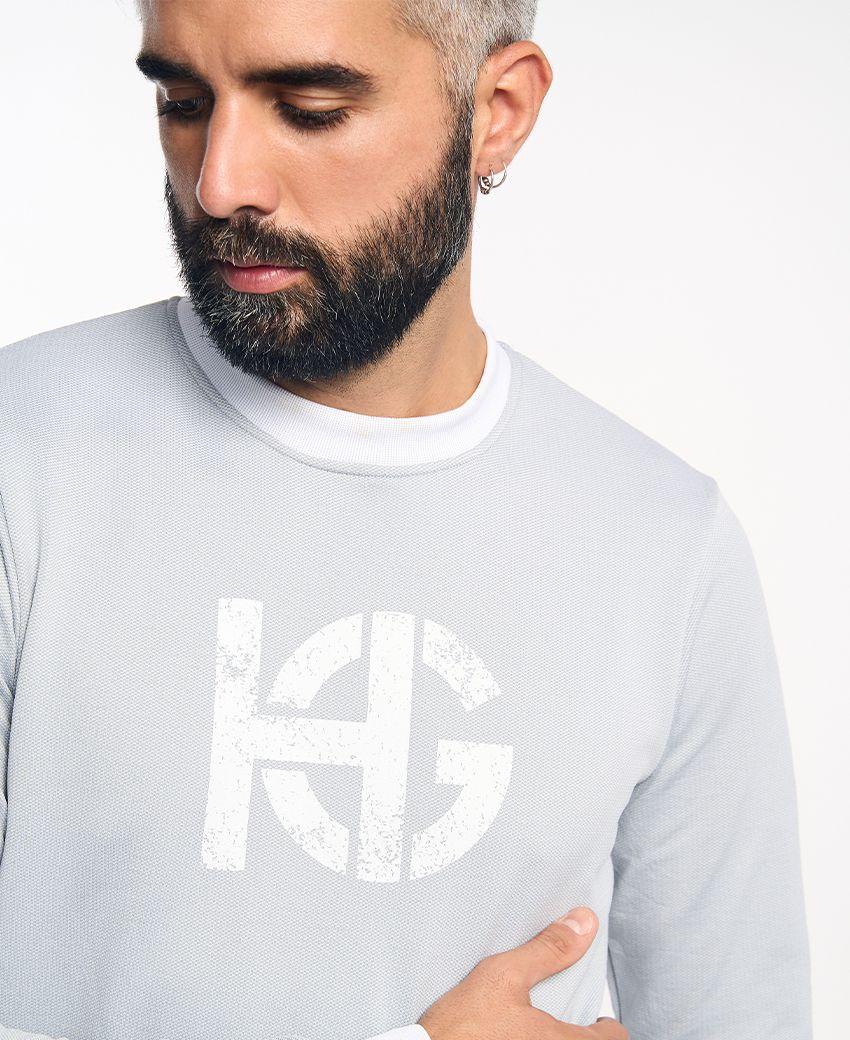 sport hg LOBBY UNISEX Sudadera técnica de segunda capa blanco hueso En línea