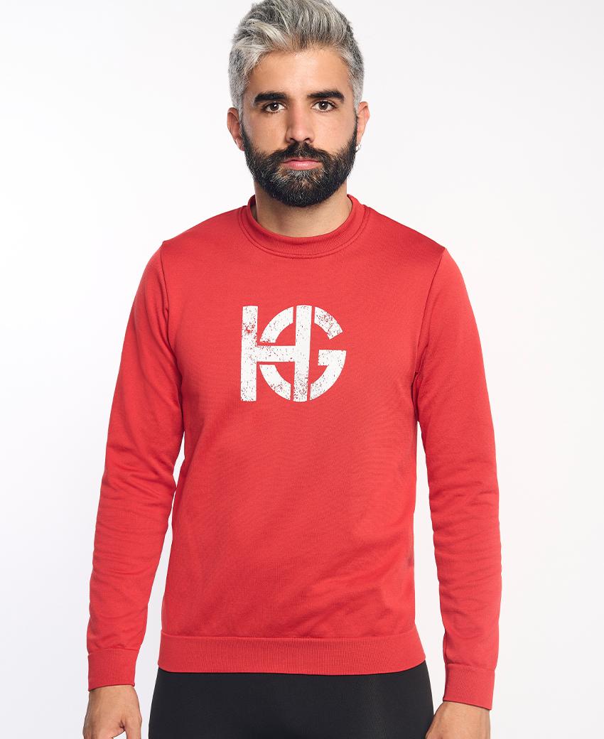 sport hg LOBBY UNISEX Sudadera técnica de segunda capa roja Outlet