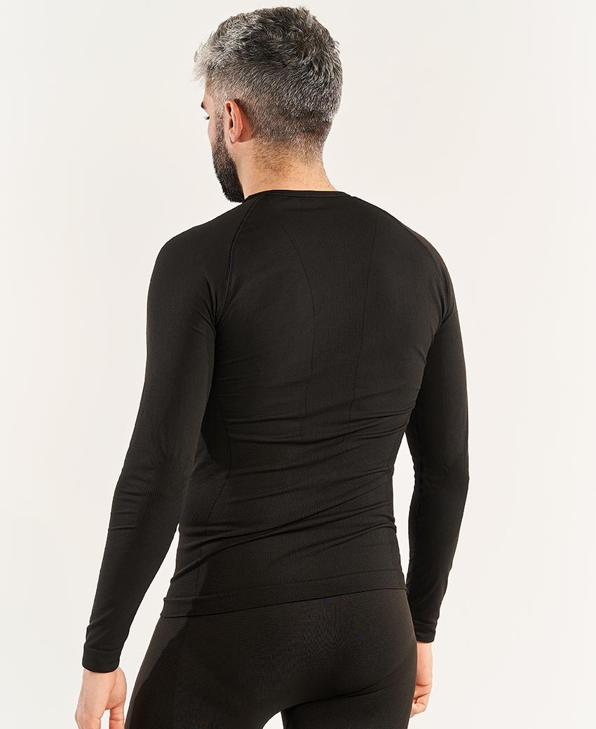 sport hg BASIS Camiseta de manga larga negro Rebajas de fábrica