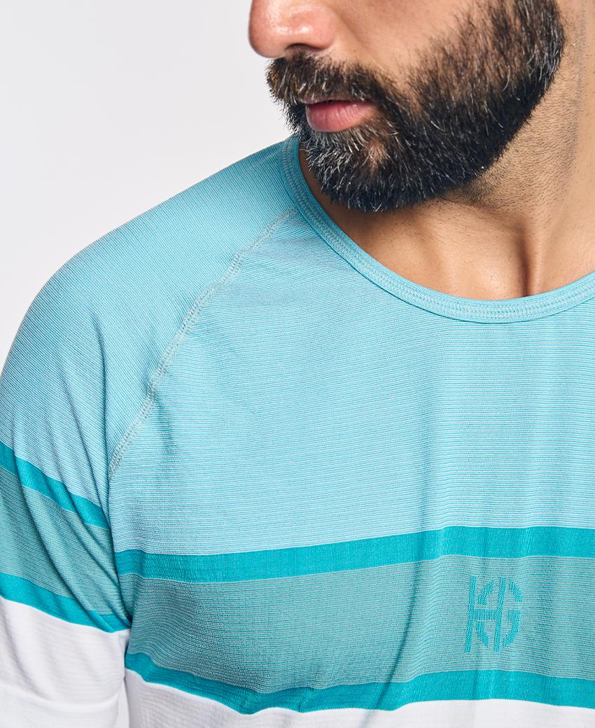 sport hg LAMIA Camiseta de manga corta turquesa Descuento