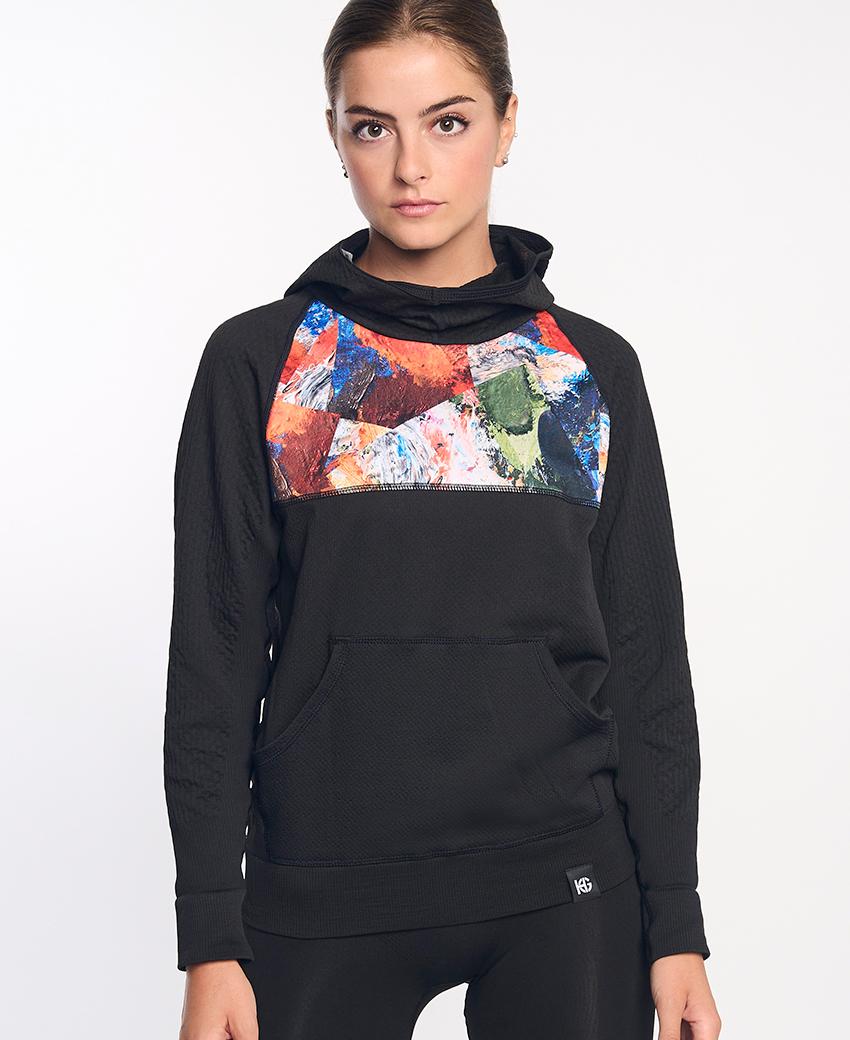 sport hg KONG Sudadera técnica estampada con capucha 2025
