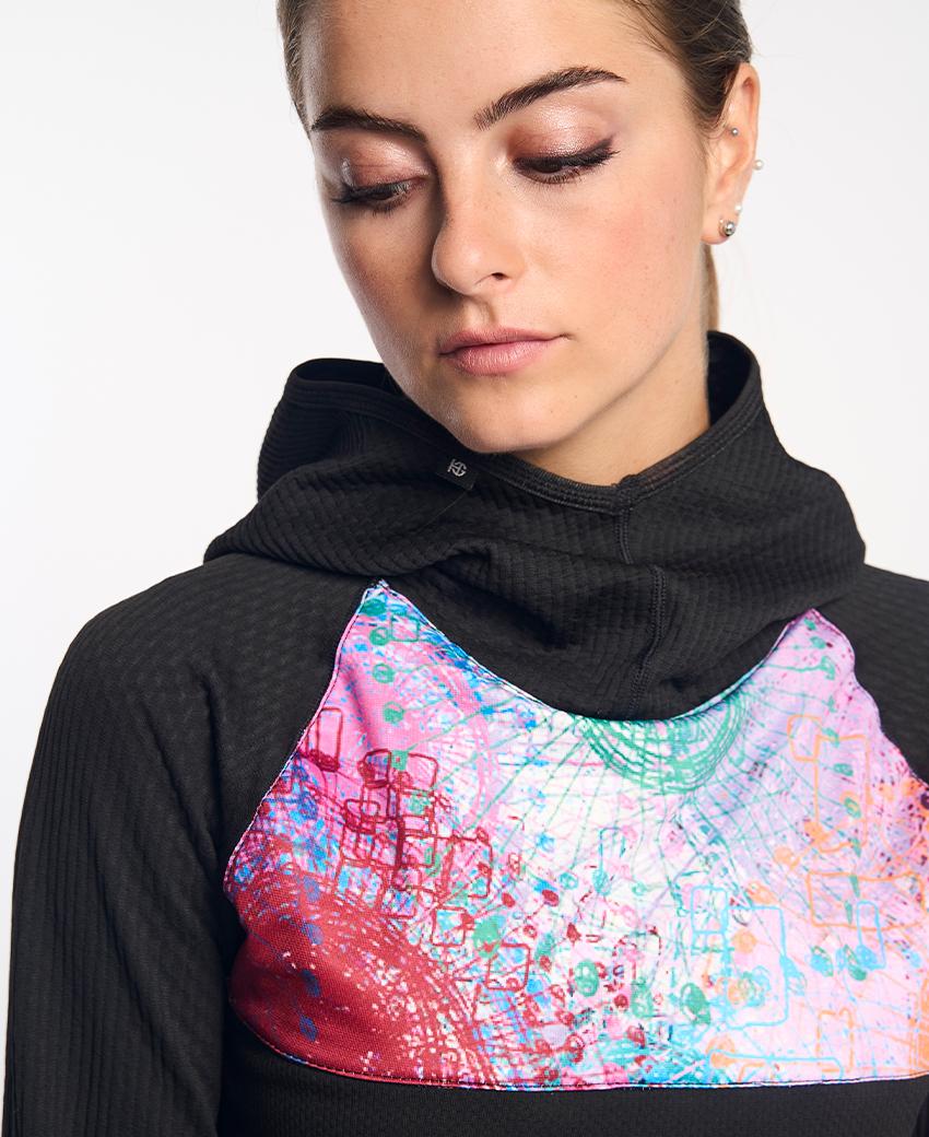 sport hg KONG Sudadera técnica estampada con capucha Outlet