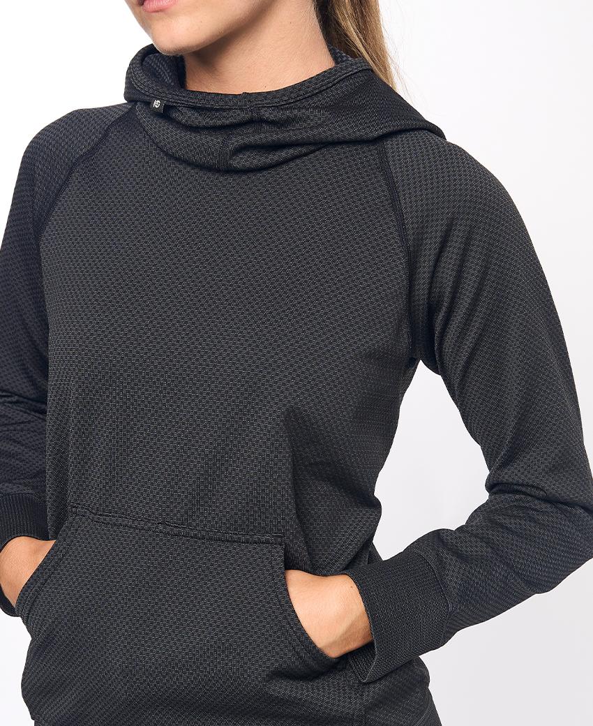 sport hg JOTUN Sudadera técnica con capucha negro asfalto Rebajas