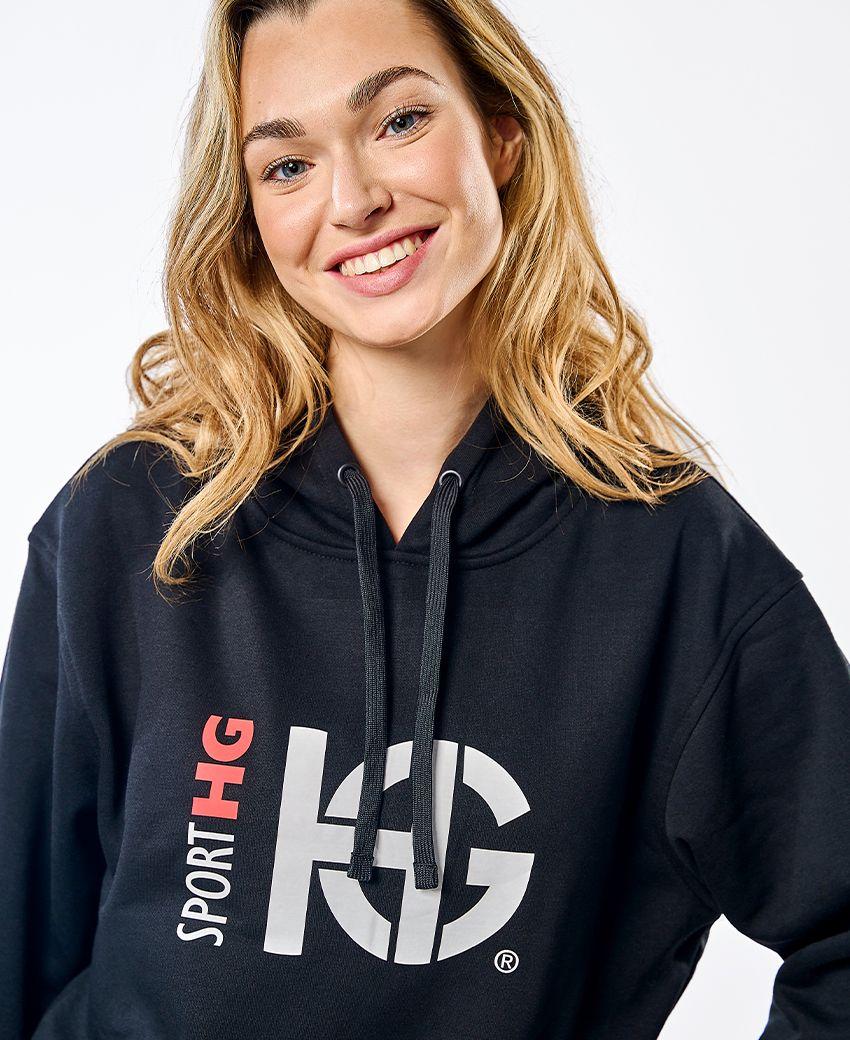 sport hg CLASS Sudadera de algodón negra Envío gratis