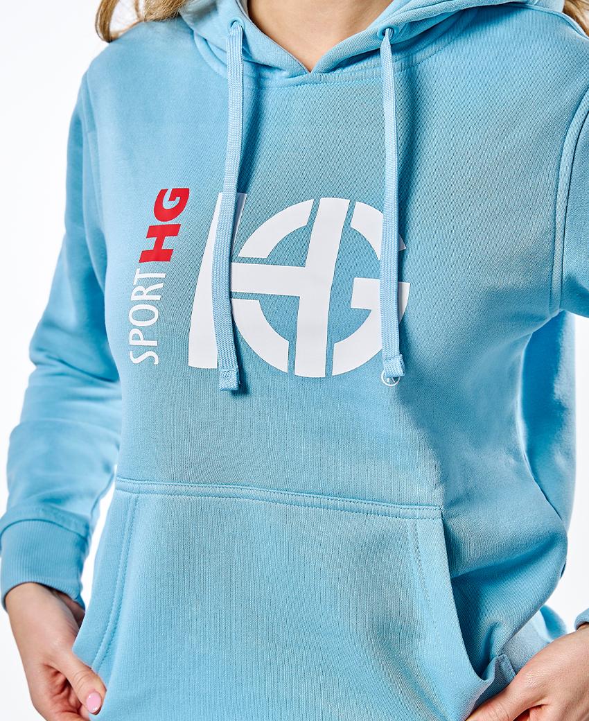 sport hg CLASS Sudadera de algodón turquesa Oferta especial