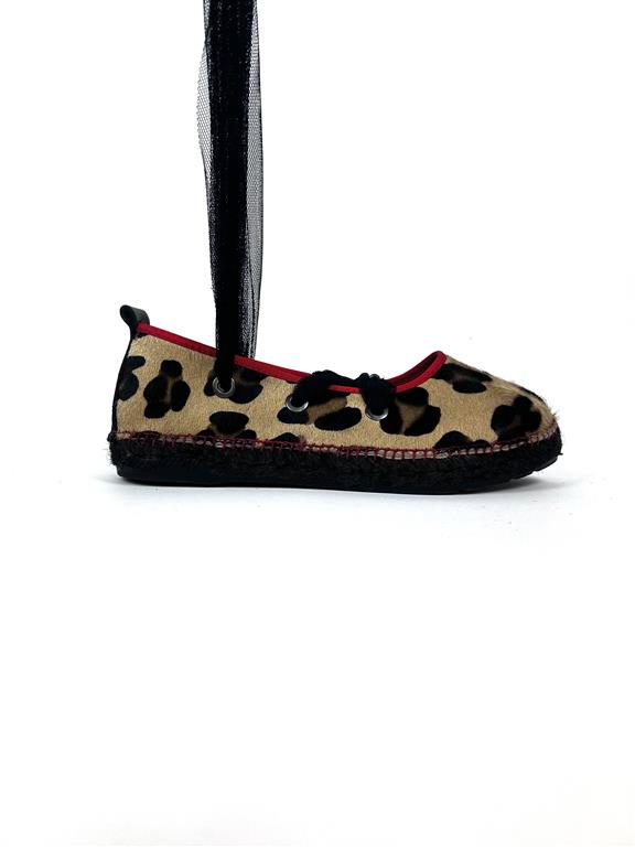 star love Alpargata Mercedita SUHAIL leopardo-Rojo Envío internacional gratuito