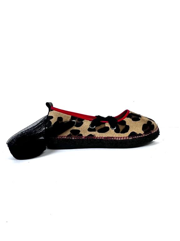 star love Alpargata Mercedita SUHAIL leopardo-Rojo Envío internacional gratuito