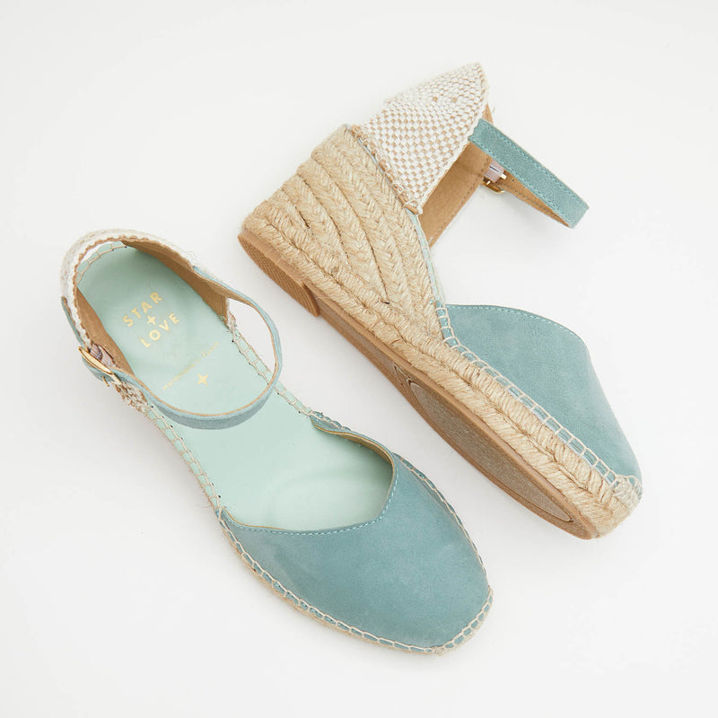 star love alpargata mujer cuña ATRIA MALIBU Hebilla Outlet