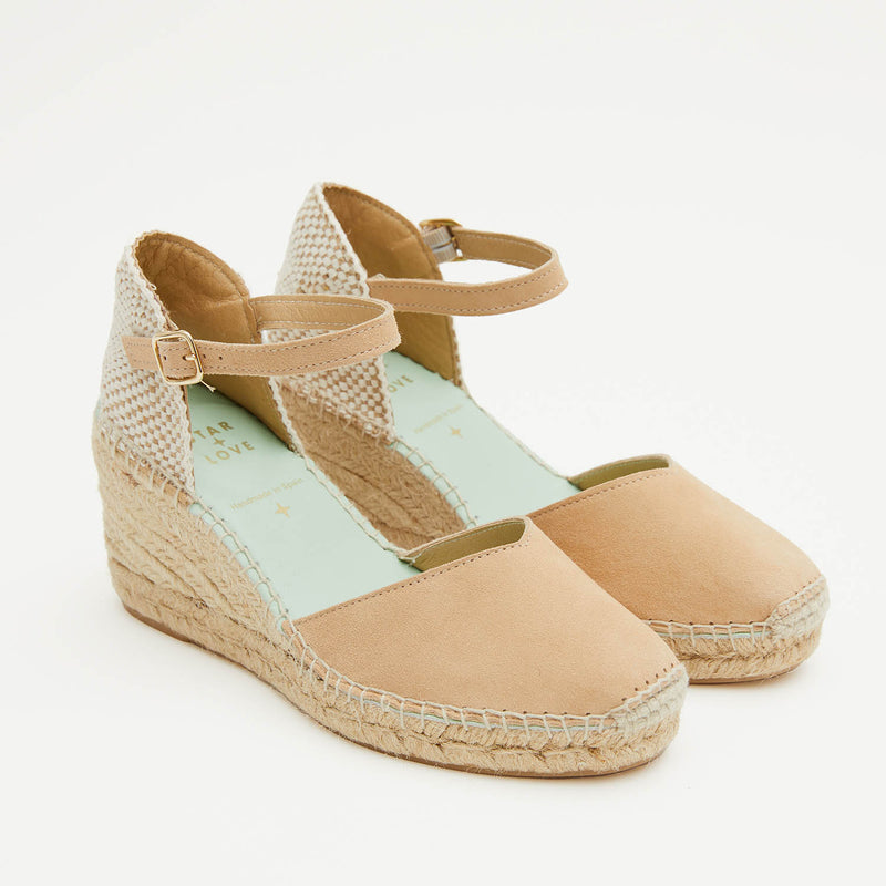 star love alpargata cuña mujer ATRIA ARENA Hebilla Outlet online
