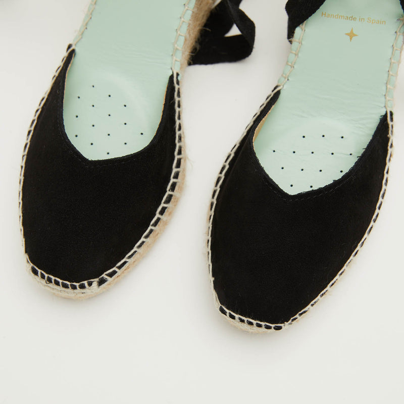 star love alpargata cuña mujer COLUMBA NEGRO cintas COMPRAR AHORA