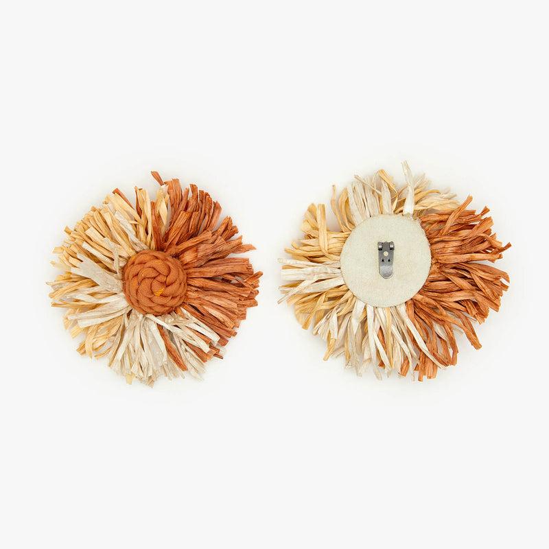 star love Accesorio flor rafia Canela Ofertas de temporada