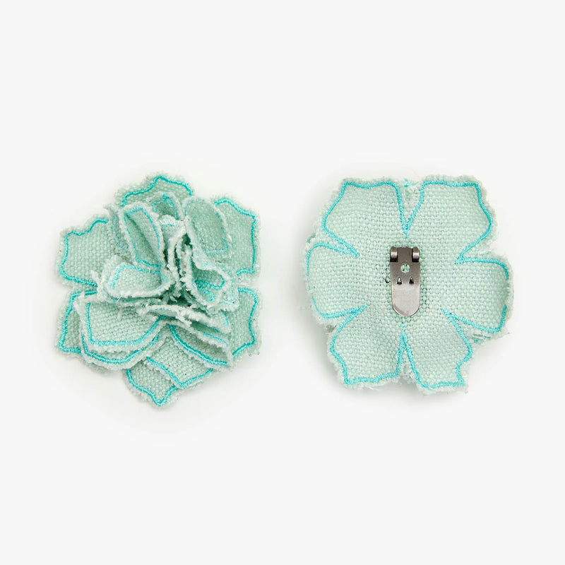 star love Accesorio flor lino Verde suave Grandes ahorros