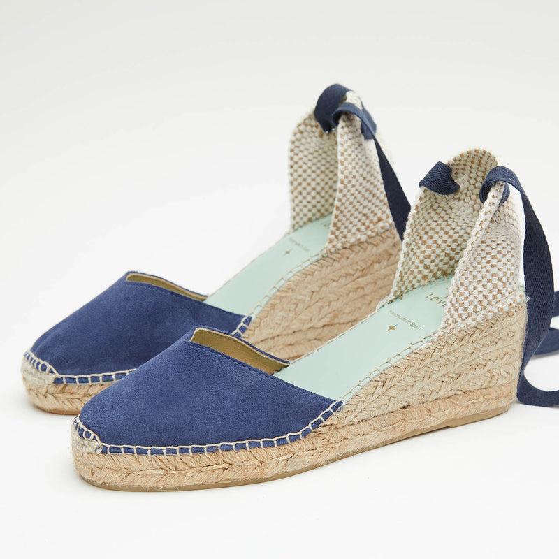 star love alpargata cuña mujer COLUMBA BALTIC cintas Outlet