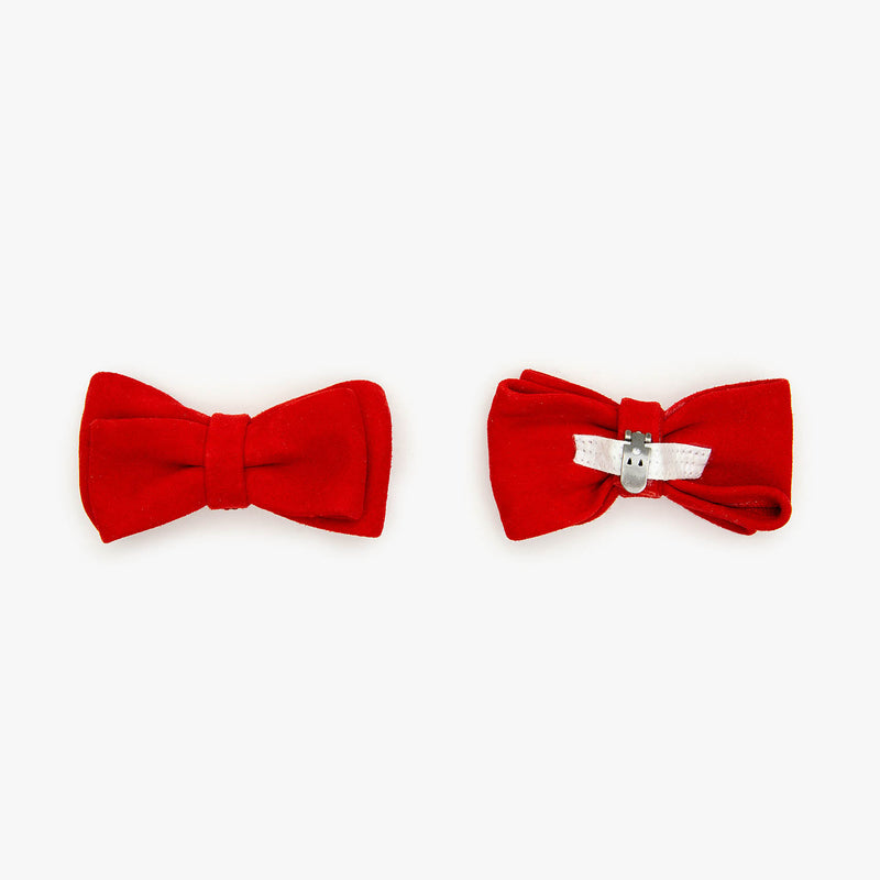 star love Accesorio lazo piel ante Rojo Precio ultrabajo
