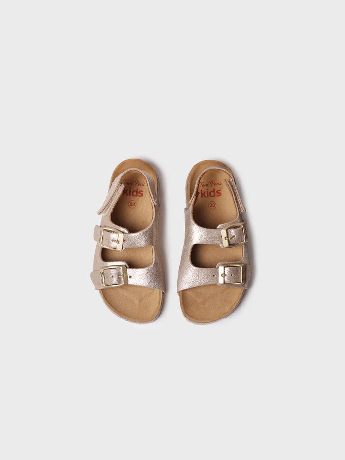toni pons ELLIOT-QT - Sandalia BIO para niños en serraje | ELLIOT-QT Tienda de fábrica