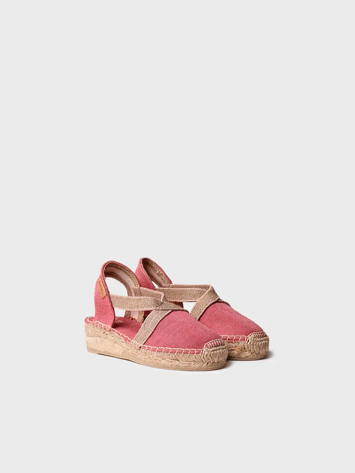 toni pons EDITA-V - Alpargata infantil en tejido con cuña y elásticos | EDITA-V Oferta exclusiva