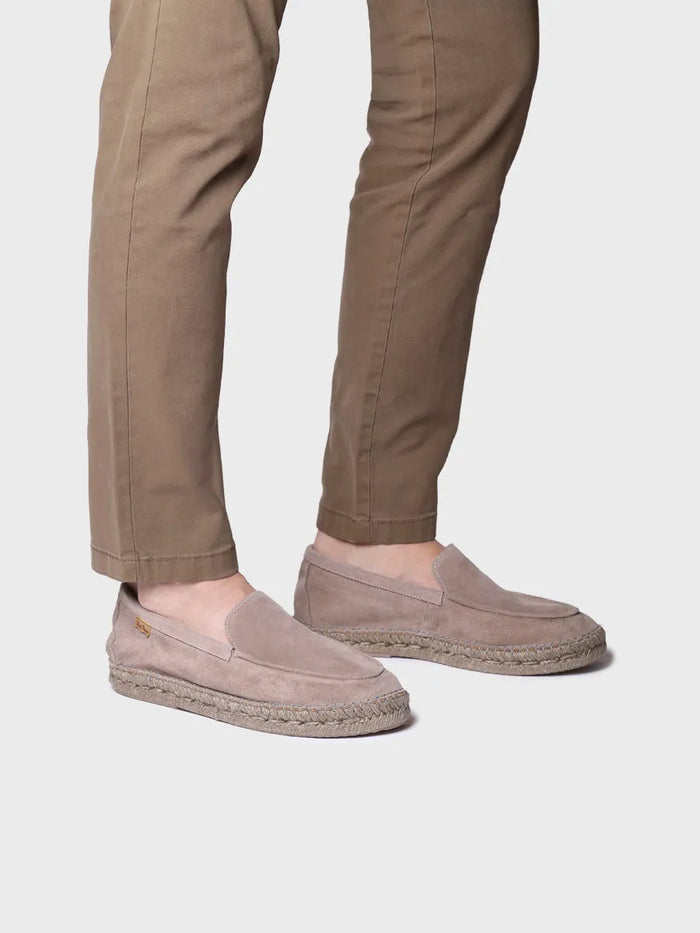 toni pons MAX - Alpargata cerrada de hombre en serraje con suela de yute | MAX Descuento por venta flash