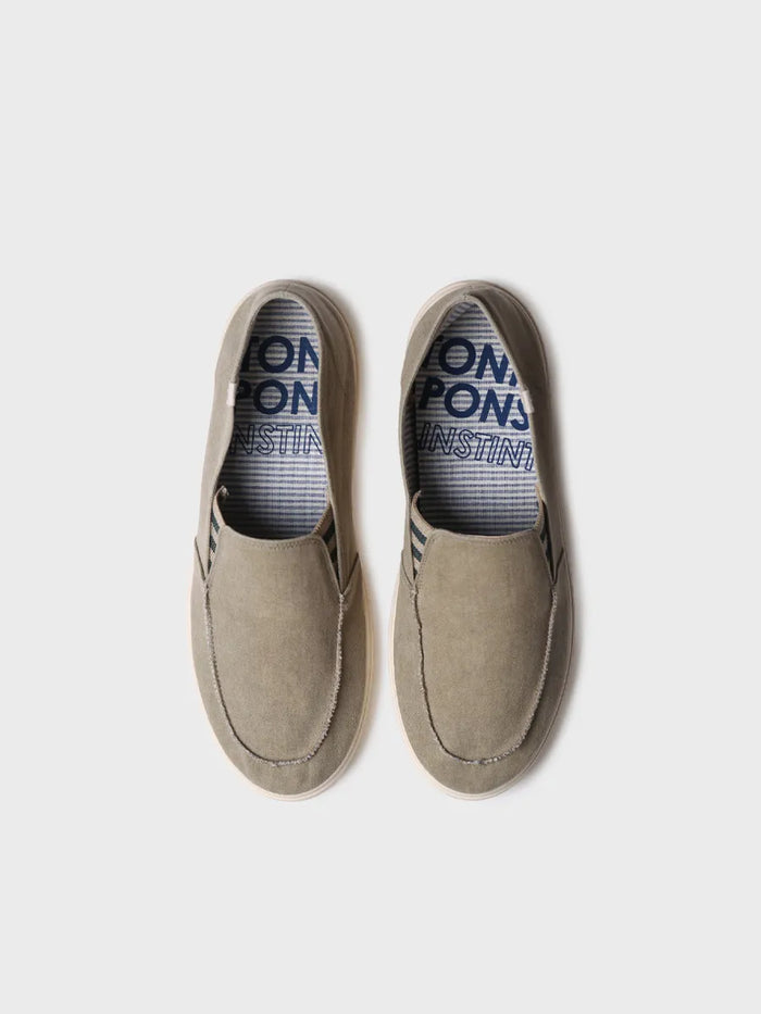 toni pons ILARI - Zapato cerrado de hombre en algodón con elásticos laterales | ILARI Precio ultrabajo