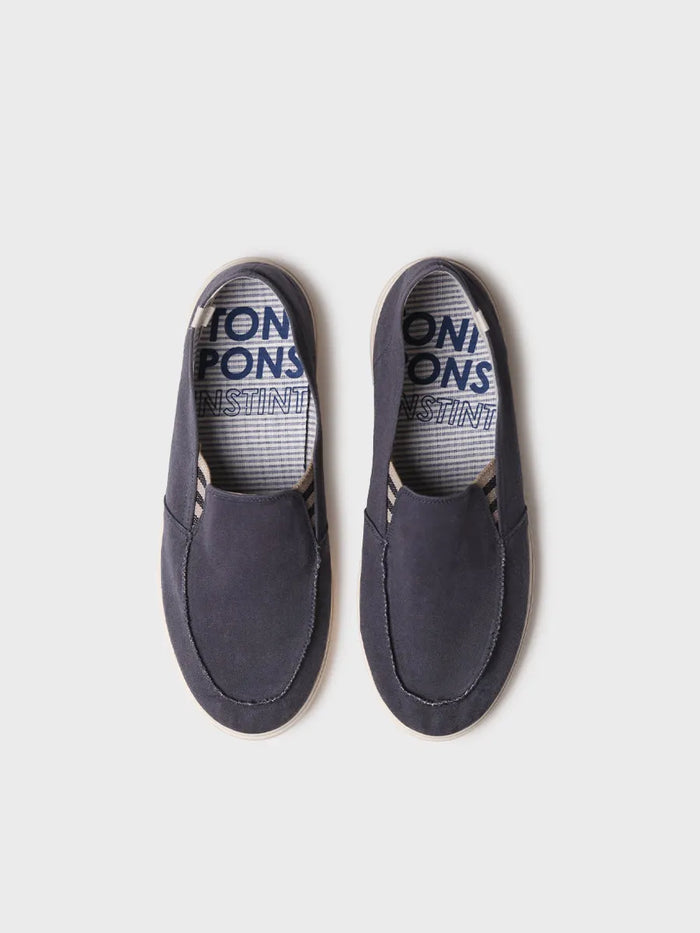 toni pons ILARI - Zapato cerrado de hombre en algodón con elásticos laterales | ILARI Devoluciones gratuitas