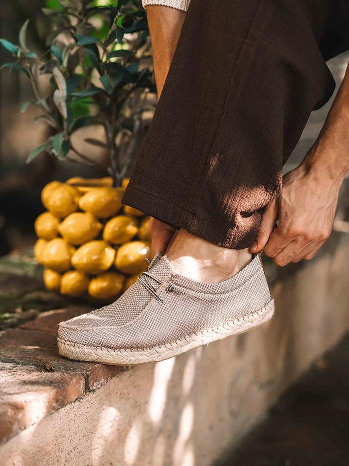 toni pons OSCAR - Alpargata de hombre en rejilla con cordones | OSCAR Outlet
