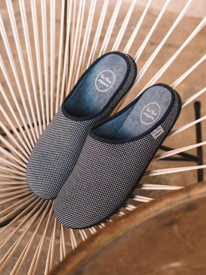 toni pons NASH-JO - Zapatilla de casa tipo zueco de hombre en rejilla | NASH-JO Precio de fábrica
