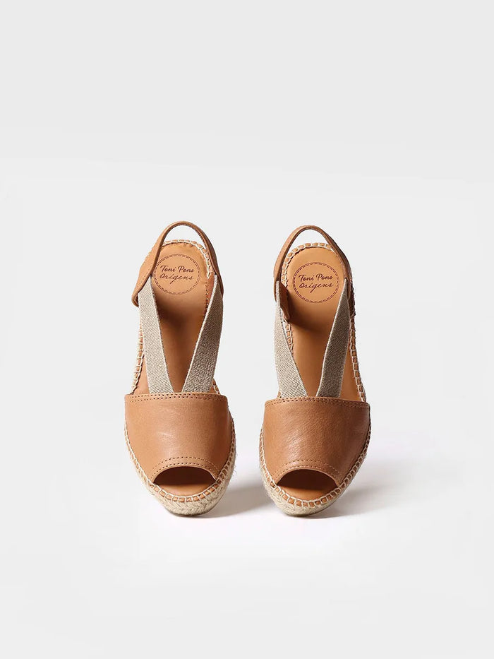 toni pons ETNA - Sandalia de piel plana con elásticos | ETNA Outlet online