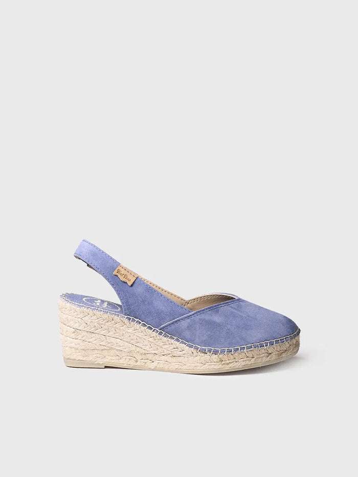 toni pons BETTY-A - Alpargata cerrada de cuña en ante para mujer | BETTY-A Oferta especial