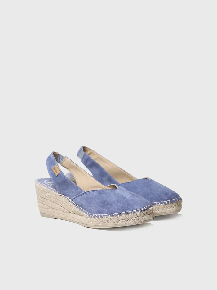 toni pons BETTY-A - Alpargata cerrada de cuña en ante para mujer | BETTY-A Oferta especial