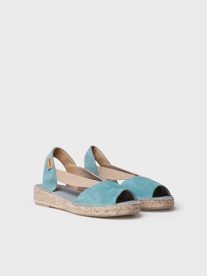 toni pons ELLA - Alpargata plana de ante para mujer | ELLA Oferta especial de fábrica