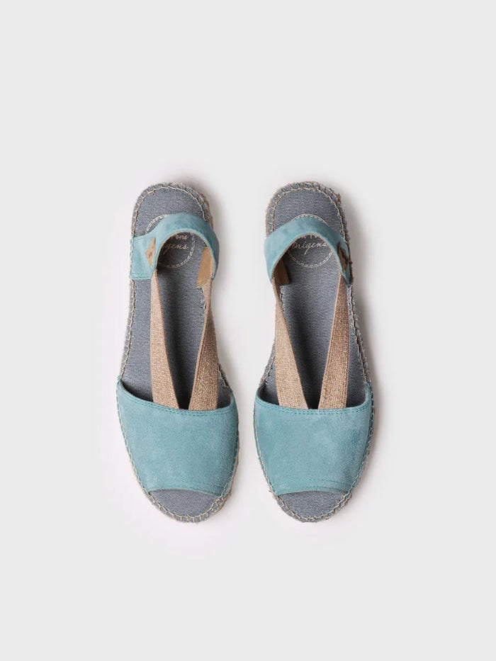 toni pons ELLA - Alpargata plana de ante para mujer | ELLA Oferta especial de fábrica