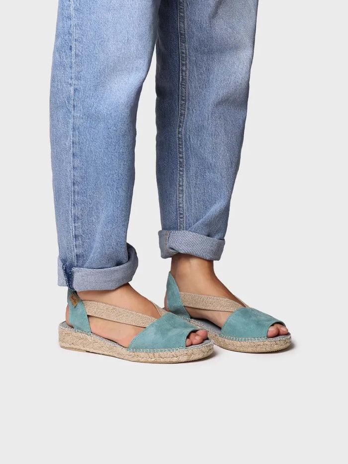 toni pons ELLA - Alpargata plana de ante para mujer | ELLA Oferta especial de fábrica