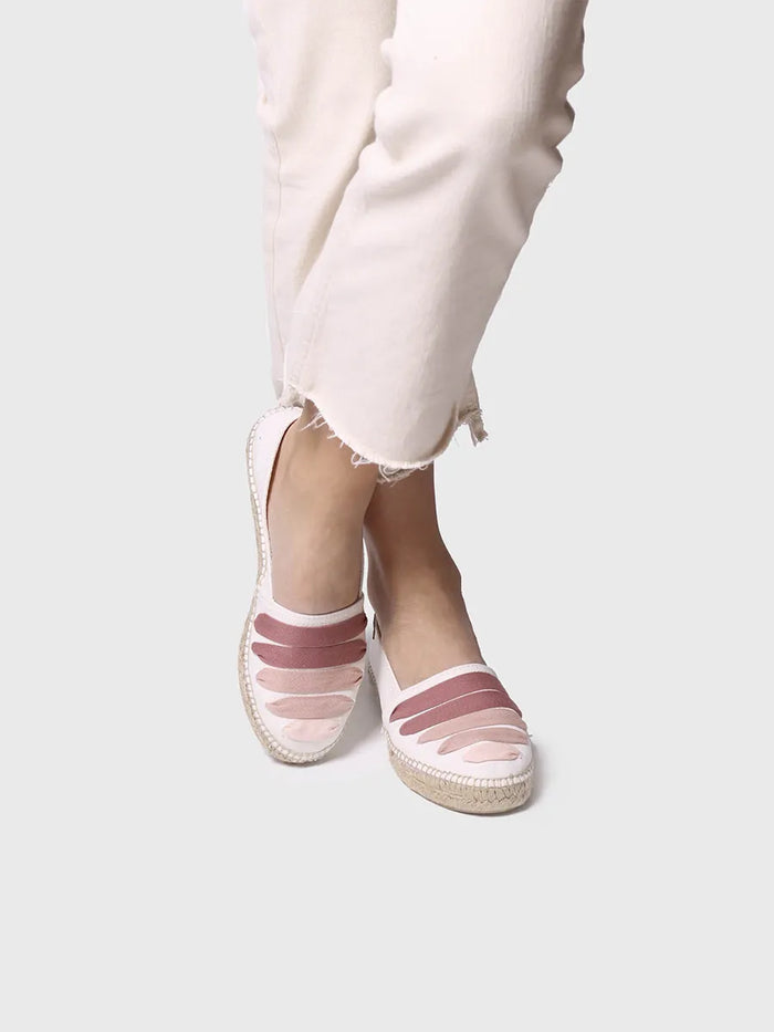 toni pons ROSE-CM - Alpargata plana con cintas para mujer | ROSE-CM Precios de Black Friday